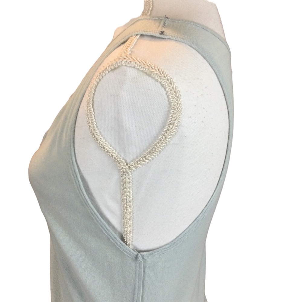 Free People We The Free Shake It Up Light Blue Tank Tee Size Medium - Picture 9 of 13